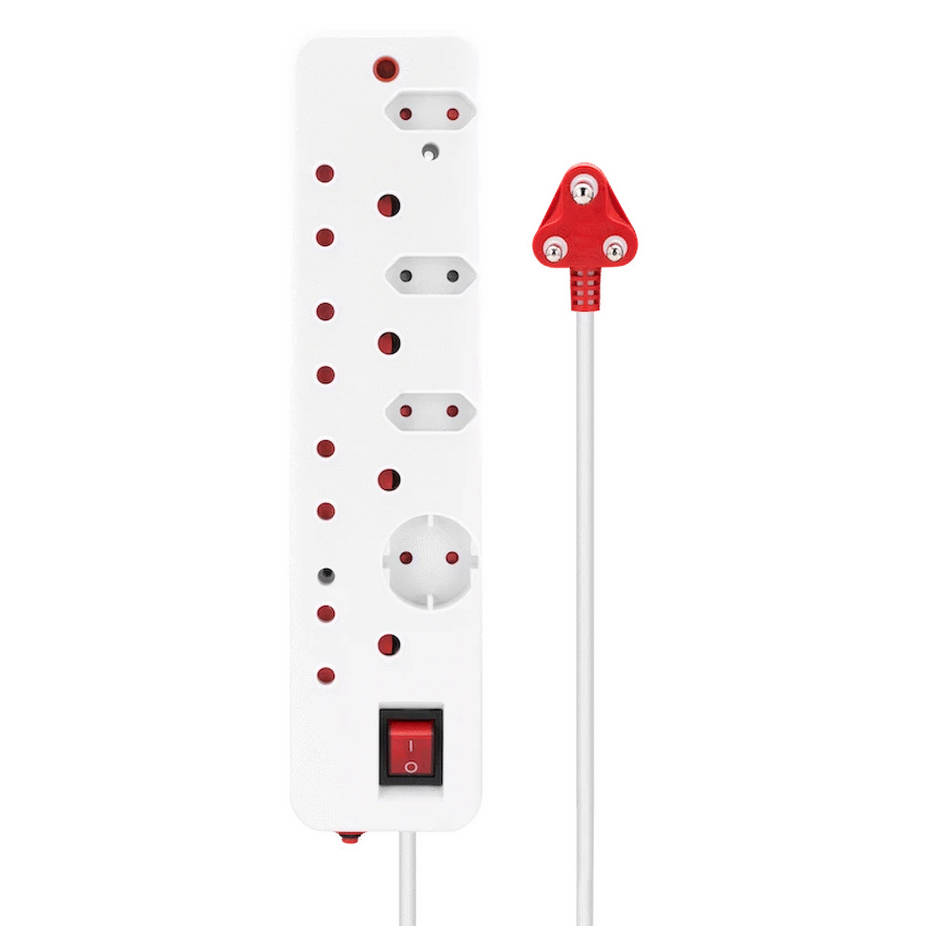 Ellies Electrical Ellies 8-Way Medium Surge Multiplug 0.5m