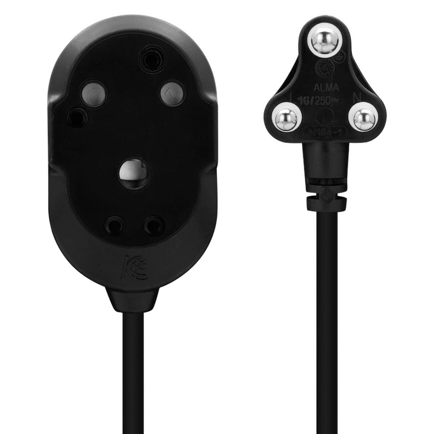 Ellies Electrical Ellies Back-to-Back Light-Duty Extension Lead - 3m