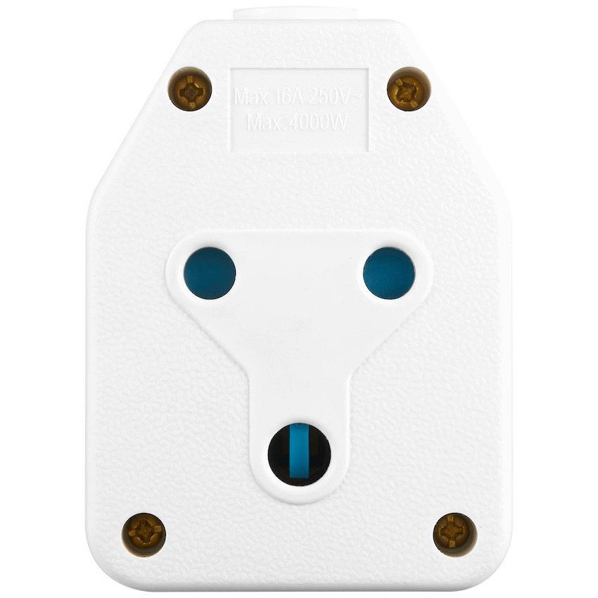 Ellies Electrical Ellies Double Janus Coupler - White