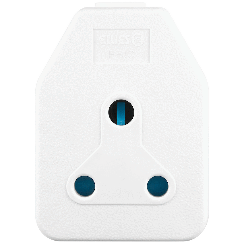 Ellies Electrical Ellies Double Janus Coupler - White