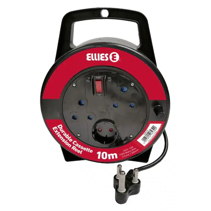 Ellies Electrical Ellies Light Duty Cassette Reel - 10m