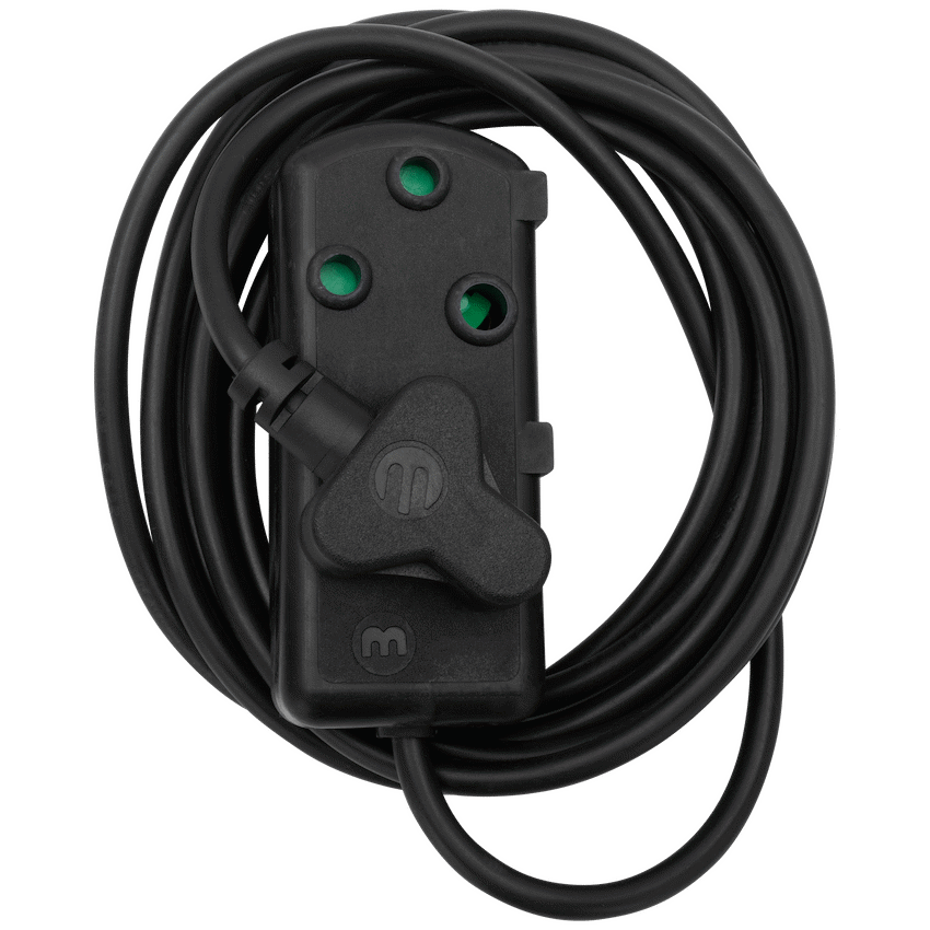 Ellies Electrical Ellies Side-by-Side Light-Duty Extension Lead - 3m - Black