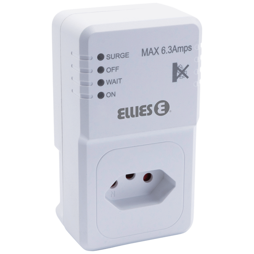 Ellies Ellies - 1-Way TV Surge Adaptor with SANS 164-2
