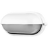 Ellies Ellies Arc Series - AC Oval Bulkhead - Aluminium  + Glass - E27 Base -WT
