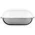 Ellies Ellies Arc Series - Large AC Oval Bulkhead - Aluminium + Glass - E27 Base -WT