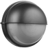 Ellies Ellies Arc Series - Large AC Round Bulkhead - Aluminium + Glass - E27 Base -BK