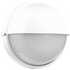 Ellies Ellies Arc Series - Large AC Round Bulkhead - Aluminium + Glass - E27 Base -WT
