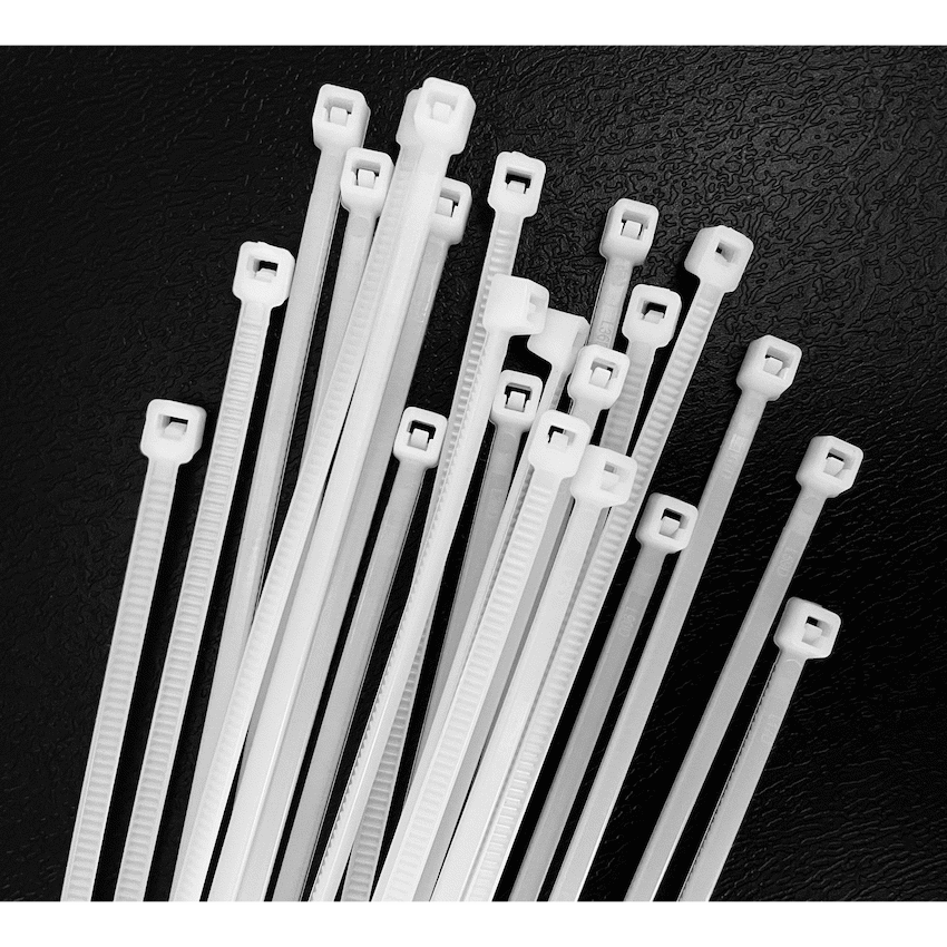 Ellies Ellies Cable Tie 2.5mm X 100mm -  100 PACK SIZE - WT