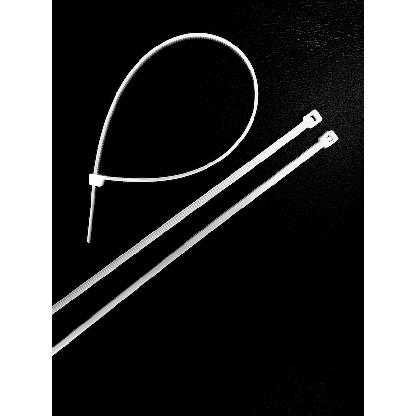 Ellies Ellies Cable Tie 2.5mm X 100mm -  100 PACK SIZE - WT