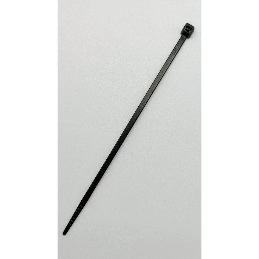 Ellies Ellies Cable Tie 2.5mm X 100mm - 50 PACK SIZE - BK