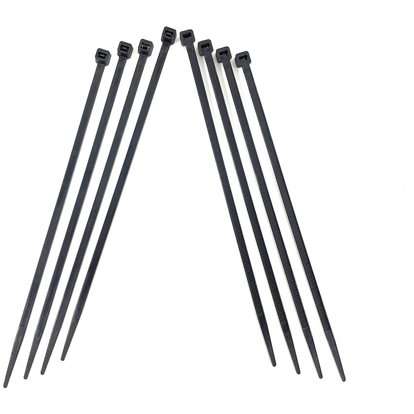 Ellies Ellies Cable Tie 3.6mm X 150mm -  100 PACK SIZE - BK