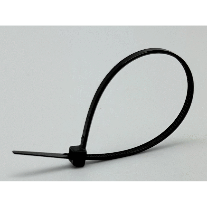 Ellies Ellies Cable Tie 3.6mm X 150mm -  100 PACK SIZE - BK