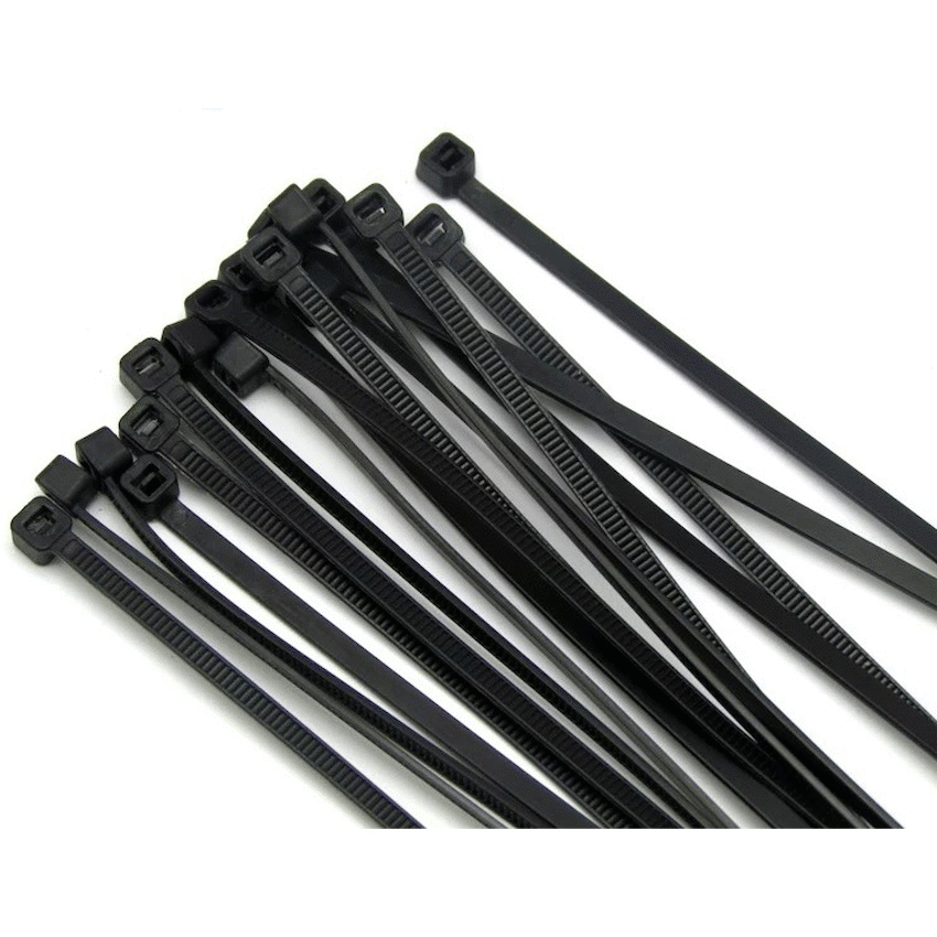 Ellies Ellies Cable Tie 3.6mm X 150mm - 50 PACK SIZE - BK
