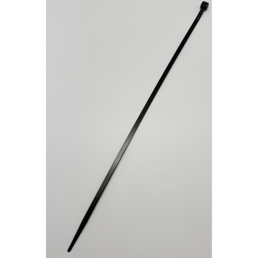 Ellies Ellies Cable Tie 4.8mm X 300mm -  100 PACK SIZE - BK