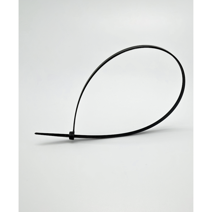 Ellies Ellies Cable Tie 4.8mm X 400mm - 20 PACK SIZE - BK