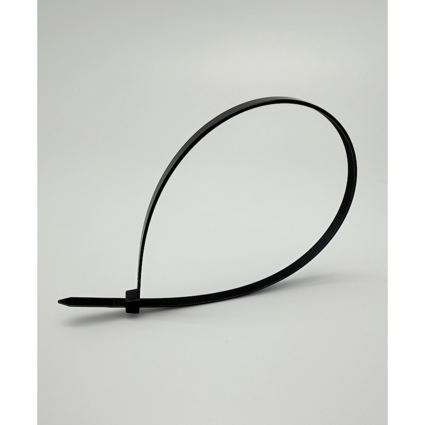 Ellies Ellies Cable Tie 7.9mm  X 400mm -  100 PACK SIZE - BK
