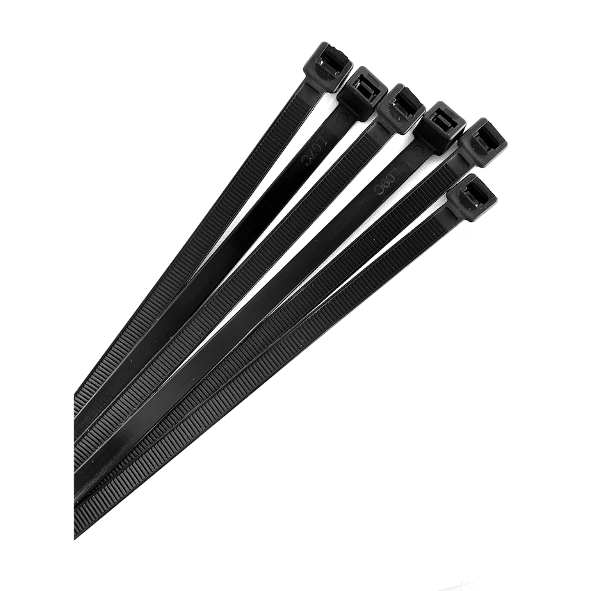 Ellies Ellies Cable Tie 7.9mm  X 400mm -  100 PACK SIZE - BK