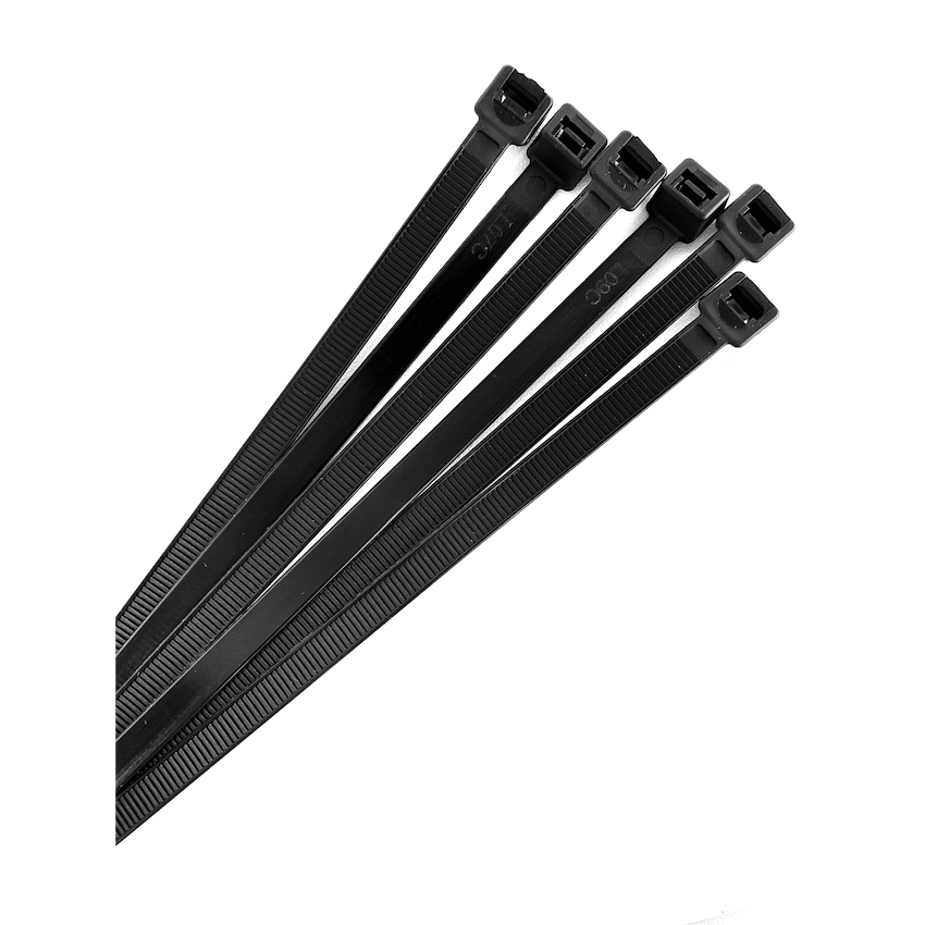 Ellies Ellies Cable Tie 7.9mm X 400mm - 20 PACK SIZE - BK
