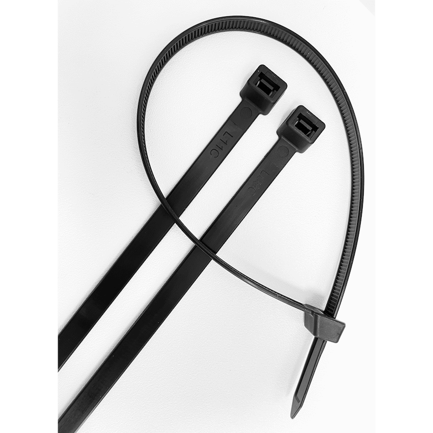 Ellies Ellies Cable Tie 7.9mm X 400mm - 50 PACK SIZE - BK
