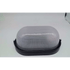 Ellies Ellies Illume Series - AC Oval Bulkhead - Aluminium + Glass - E27 Base - BK
