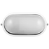 Ellies Ellies Illume Series - AC Oval Bulkhead - Aluminium + Glass - E27 Base - WT