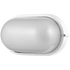 Ellies Ellies Illume Series - Large AC Oval Bulkhead - Aluminium + Glass - E27 Base -WT