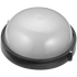 Ellies Ellies Illume Series - Large AC Round Bulkhead - Aluminium + Glass - E27 Base -BK