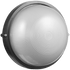 Ellies Ellies Illume Series - Large AC Round Bulkhead - Aluminium + Glass - E27 Base -BK