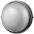 Ellies Ellies Illume Series - Large AC Round Bulkhead - Aluminium + Glass - E27 Base -BK