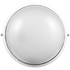 Ellies Ellies Illume Series - Large AC Round Bulkhead - Aluminium + Glass - E27 Base -WT