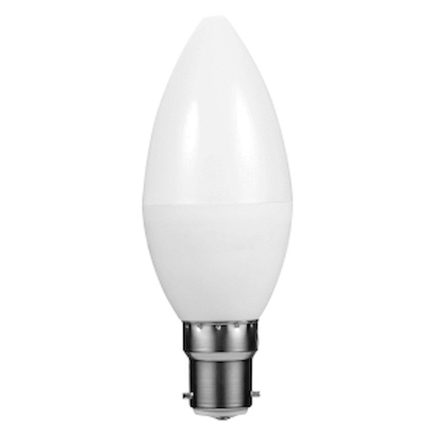 Ellies Lighting Ellies 5w C37 Residential Candle Stick Bulb B22 CW
