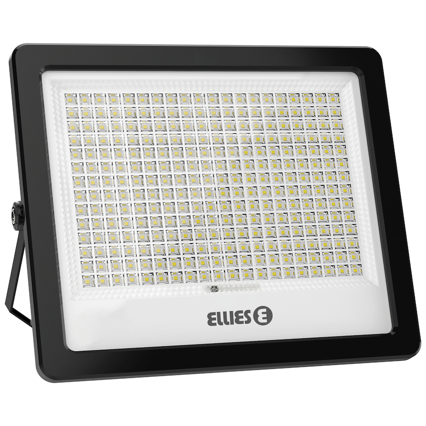 Ellies Lighting Ellies Nebula Series 300W Solar Flood Light  with 3CCT -BK