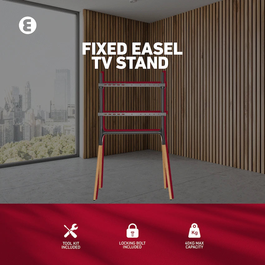 Ellies Televisions Ellies Solid series Fixed Easel TV Stand 45" - 70"