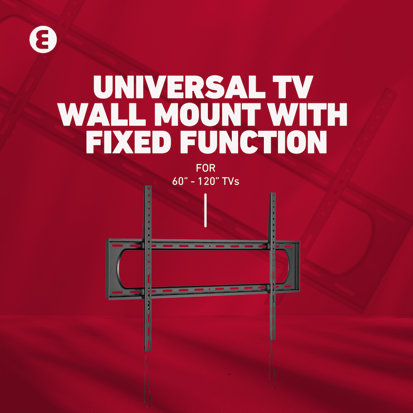 Ellies Televisions Ellies Solid series Fixed Heavy Duty Tv Wall Mount For 60" - 120" TVs