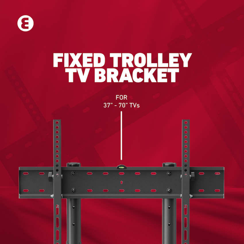 Ellies Televisions Ellies Solid series Fixed Trolley TV Bracket 37" - 70" TVs