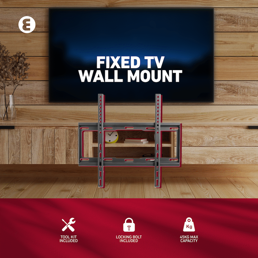 Ellies Televisions Ellies Solid series Fixed Tv Wall Mount For 32" - 55" TVs