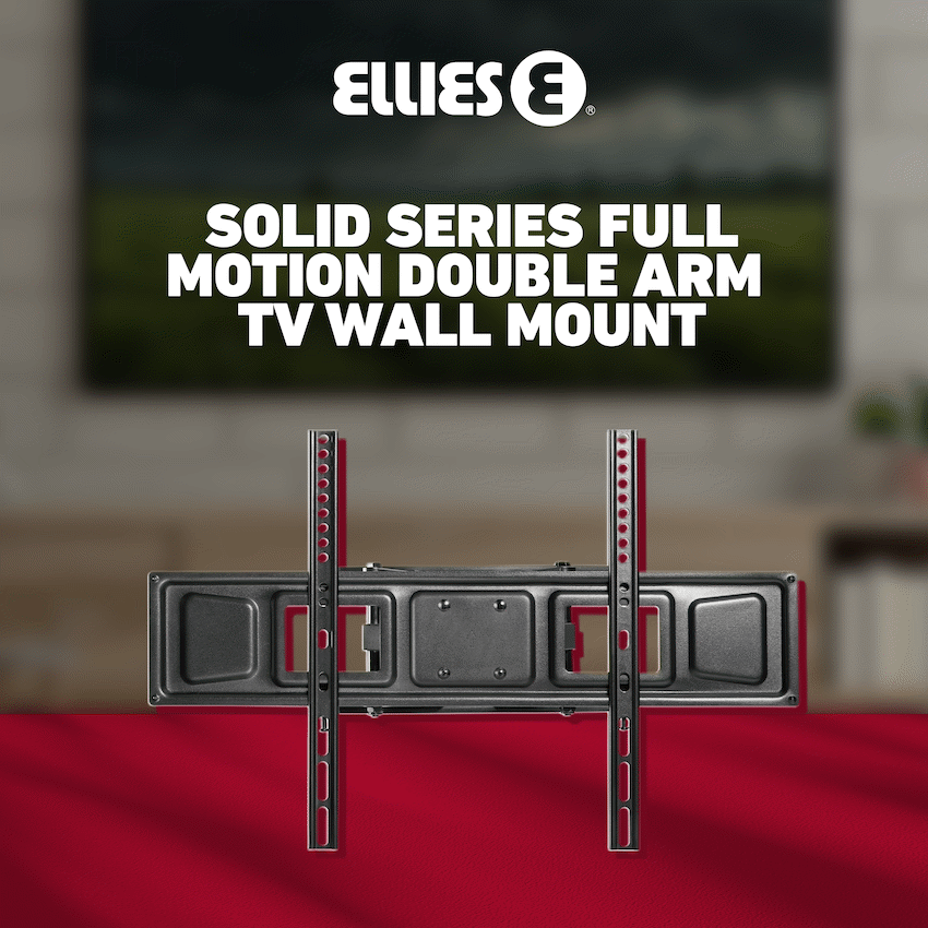 Ellies Televisions Ellies Solid series Full Motion Double Arm Mount 37"-86"TVs