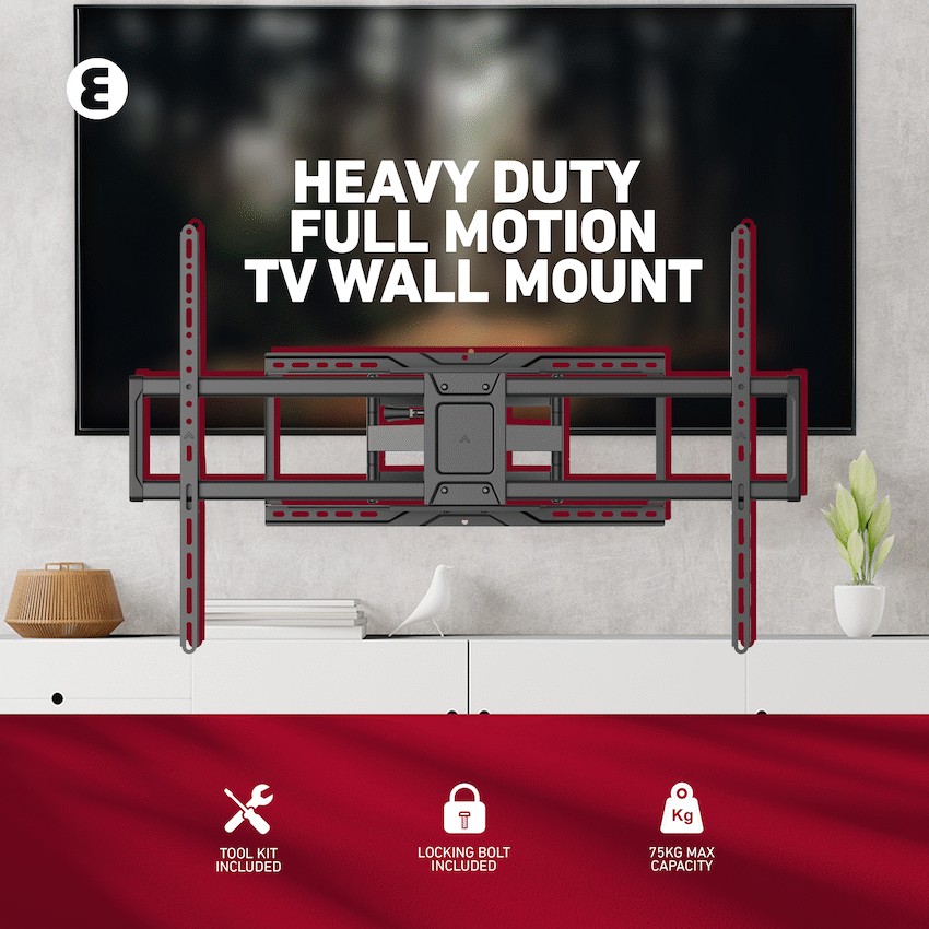 Ellies Televisions Ellies Solid Series Heavy Duty Full Motion TV Wall Mount 50" -105"