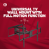 Ellies Televisions Ellies Solid Series Heavy Duty Full Motion TV Wall Mount 50" -105"