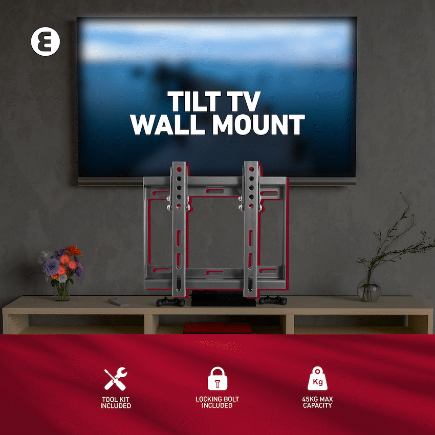 Ellies Televisions Ellies Solid series Tilt TV Wall Mount For 23" - 42" TVs