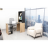 Everfurn Furniture Adaptive Desk, With  Bookshelf
