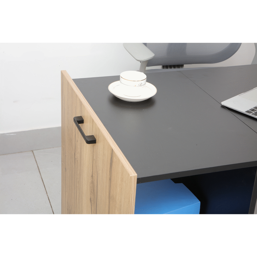 Everfurn Furniture Adaptive Desk, With  Bookshelf