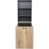 Everfurn Furniture Adaptive Desk, With  Bookshelf