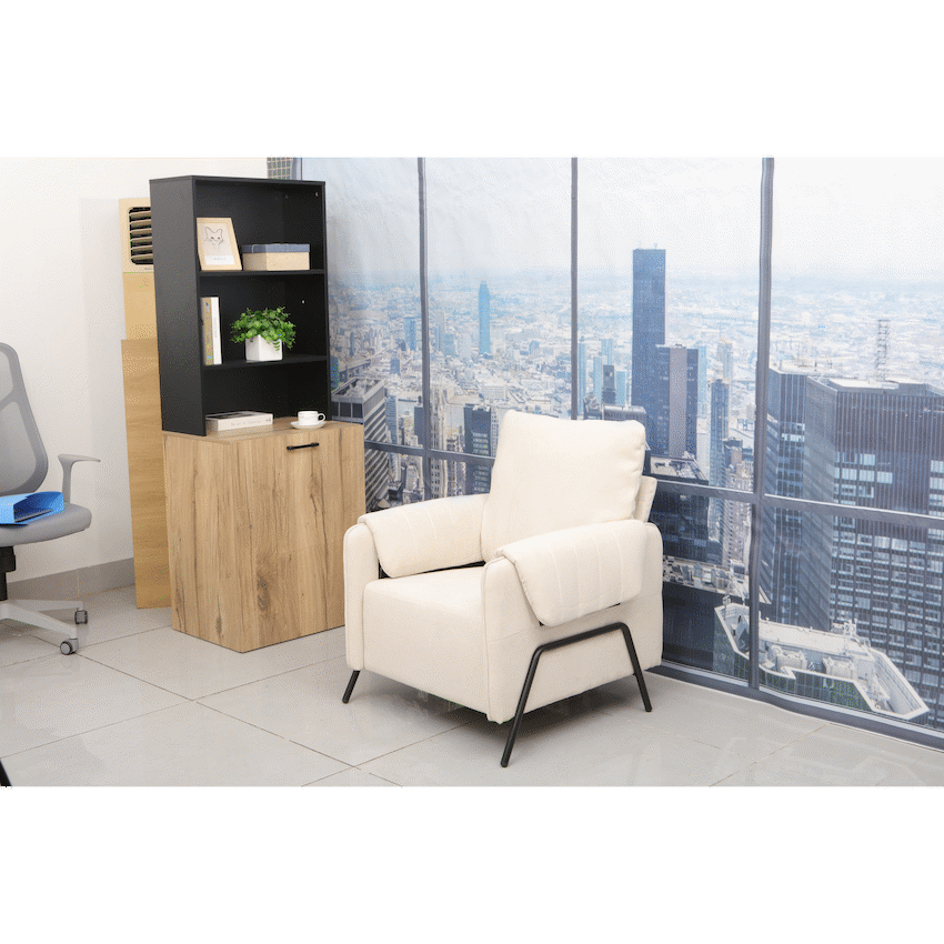 Everfurn Furniture Adaptive Desk, With  Bookshelf