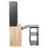Everfurn Furniture Adaptive Desk, With  Bookshelf