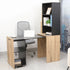 Everfurn Furniture Adaptive Desk, With  Bookshelf