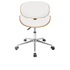 Everfurn Furniture Amos Mid Back Office Chair - White