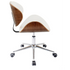 Everfurn Furniture Amos Mid Back Office Chair - White
