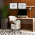 Everfurn Furniture Amos Mid Back Office Chair - White