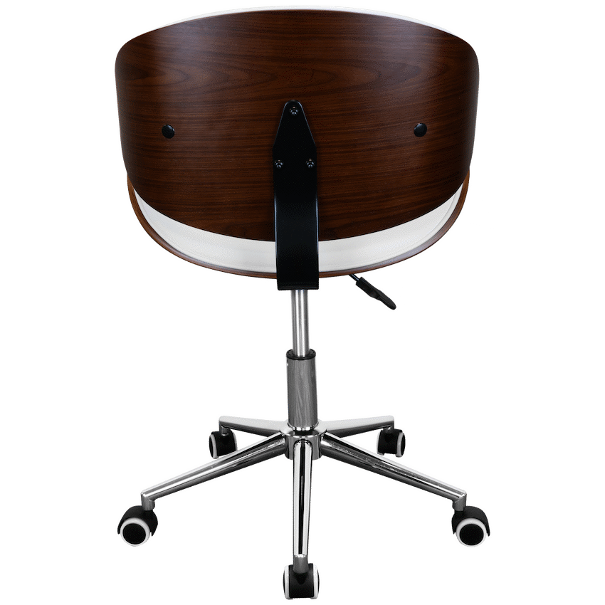 Everfurn Furniture Amos Mid Back Office Chair - White